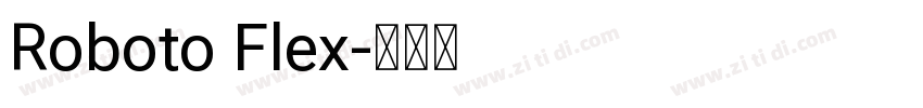 Roboto Flex字体转换